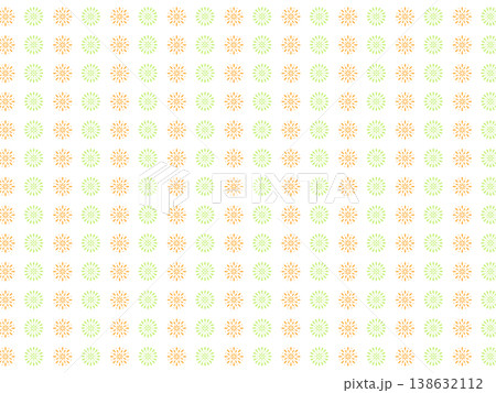 緑橙の花火の背景素材 緑橙の花火の背景素材 138632112