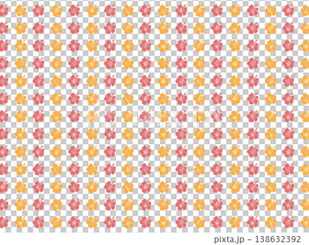 紅橙色芙蓉花背景素材 紅橙色芙蓉花背景素材 138632392