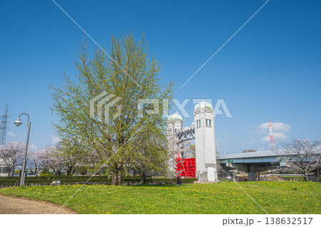 三栖閘門　近代化産業遺産　京都市伏見区 138632517