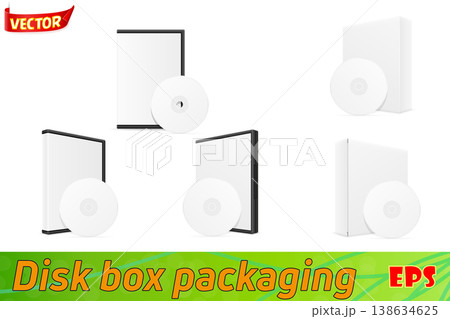 cd and dvd bisk box case packing vector illustration cd and dvd bisk box case packing vector illustration 138634625