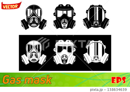 gas mask vector illustration 138634639