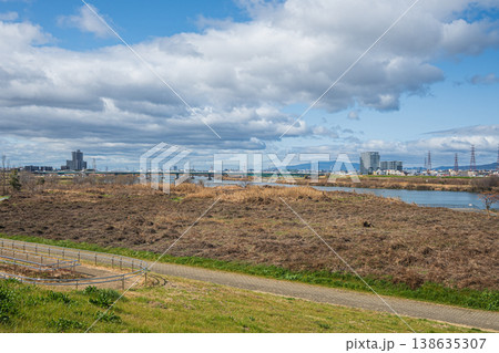 淀川風景 大阪府枚方市 淀川風景 大阪府枚方市 138635307