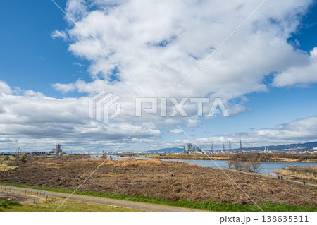 淀川風景　大阪府枚方市 138635311