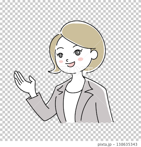 女商人微笑插圖 1-3 138635343