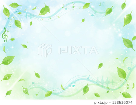 リズムに乗って舞い散る新緑 138636074