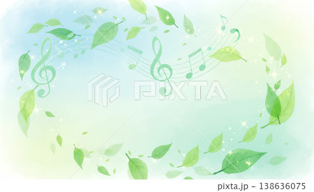 リズムに乗って舞い散る新緑 138636075