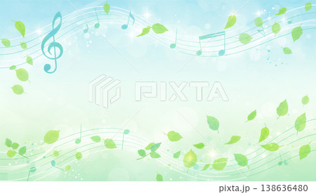 リズムに乗って舞い散る新緑 138636480