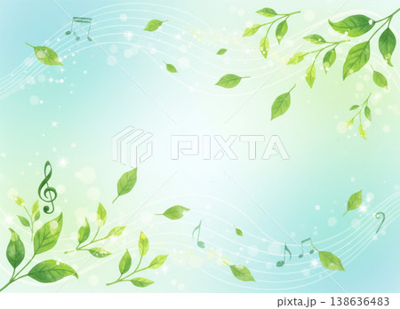 リズムに乗って舞い散る新緑 138636483