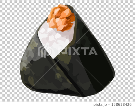 Salmon rice ball 138638426