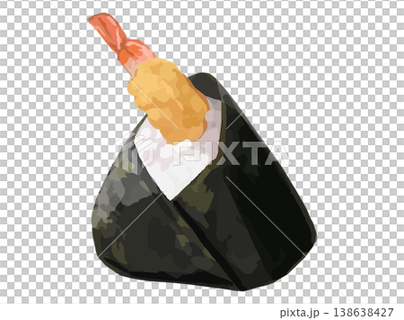 名古屋名物天むす(えび天のおにぎり) 138638427