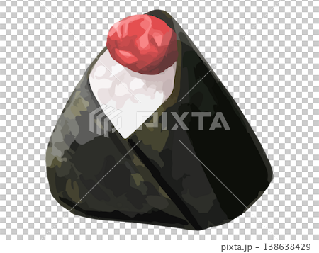 梅干しおにぎり 138638429