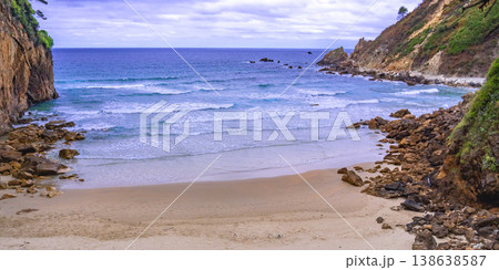 Seascape from Miradores Coastal Path, Spain Seascape from Miradores Coastal Path, Spain 138638587