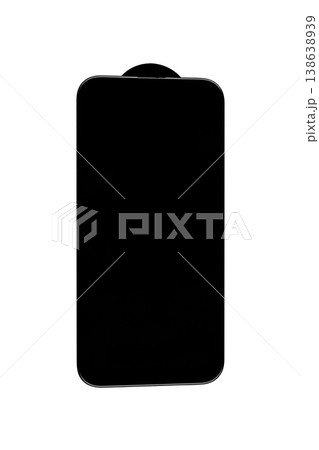 protective glass for latest model phone on isolated and white background 138638939