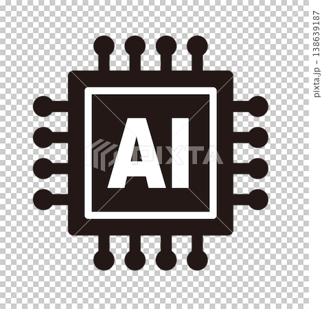 AI・人工知能のラインアイコン(CPU・プロセッサ) シンプル・モノクロ・アウトライン AI・人工知能のラインアイコン(CPU・プロセッサ) シンプル・モノクロ・アウトライン 138639187