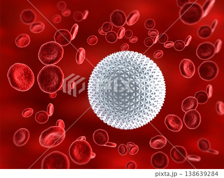 Virus infecting the red bloods Virus infecting the red bloods 138639284