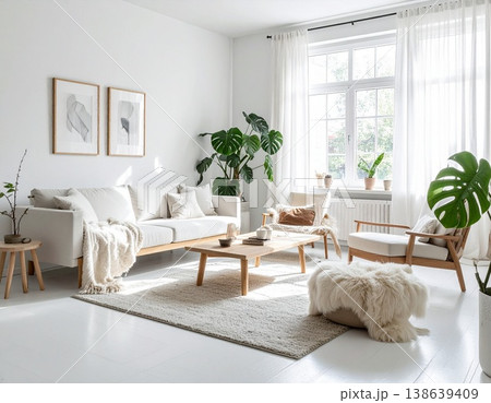 北欧風のおしゃれなデザインパターン 138639409