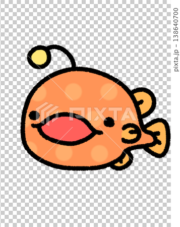 放鬆的鮟鱇魚 放鬆的鮟鱇魚 138640700