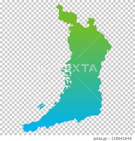大阪 地図アイコン　観光名所イラスト素材 138641644