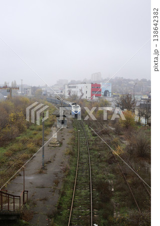 The abandoned Vistorniceni railway station in Chisinau. The abandoned Vistorniceni railway station in Chisinau. 138642382