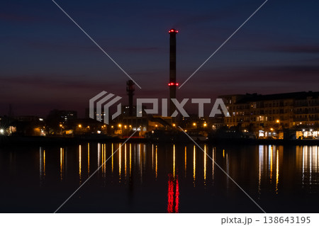 Evening view of Swinoujscie Evening view of Swinoujscie 138643195