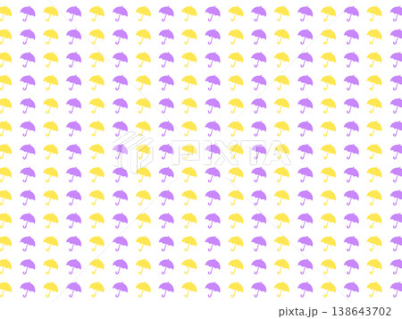 黄紫のカサの背景素材 黄紫のカサの背景素材 138643702