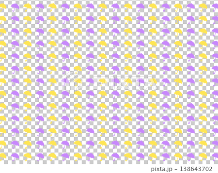 黄紫のカサの背景素材 黄紫のカサの背景素材 138643702