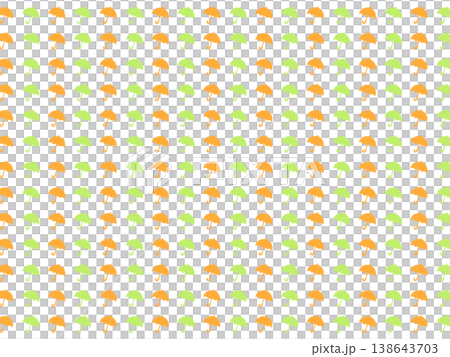 Green and orange umbrella background material Green and orange umbrella background material 138643703
