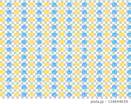 Blue and yellow Halloween background material Blue and yellow Halloween background material 138644639