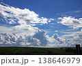 サンパウロ州の夏の雲と青空 138646979