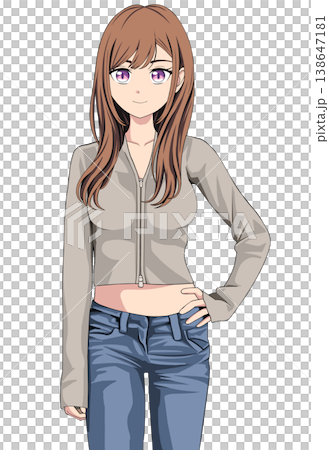 A woman who poses A woman who poses 138647181
