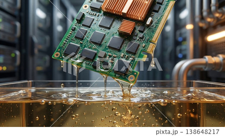 ASIC Miner Extracted From Boiling Immersion Cooling Fluid 138648217