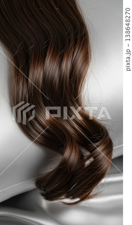 Shiny Healthy Hair on Luxury Mulberry Silk Pillowcase for Hair Care Shiny Healthy Hair on Luxury Mulberry Silk Pillowcase for Hair Care 138648270