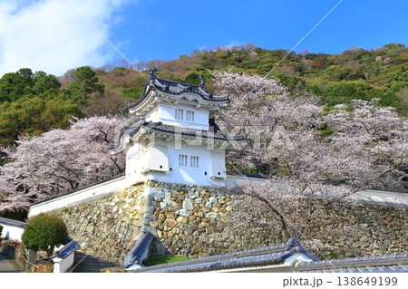 【兵庫県】満開の桜と龍野城の隅櫓 【兵庫県】満開の桜と龍野城の隅櫓 138649199
