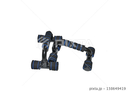 Metal push-up bars. Metal push-up bars. 138649419