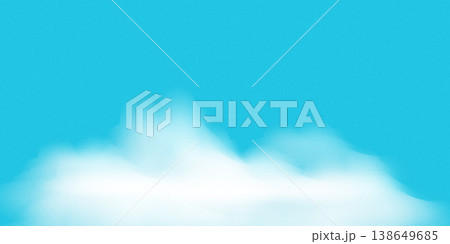 Vector Blue sky with large fluffy white clouds and film grain texture. Abstract nature sky background with cinematic noise effect. Retro analog photography aesthetic for creative design and backdrop. Vector Blue sky with large fluffy white clouds and film grain texture. Abstract nature sky background with cinematic noise effect. Retro analog photography aesthetic for creative design and backdrop. 138649685