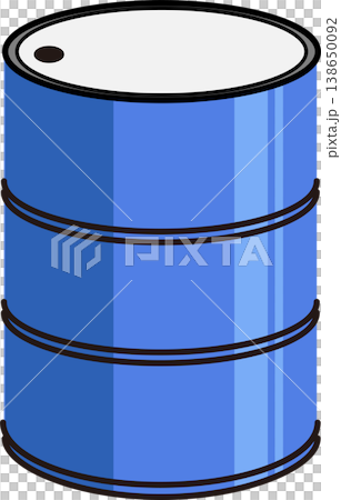 原油桶_藍色 138650092