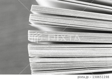 Pages of a book forming abstract lines texture Pages of a book forming abstract lines texture 138651198