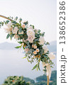 Captivating Seaside Gathering Adorned With Eucalyptus Amidst Calm Ocean Breezes And Vows 138652386