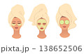 Spa women portrait set Vector illustration 138652506