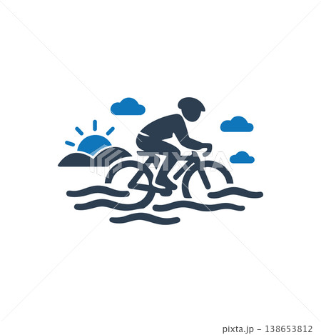 Active Travel at Sunrise Icon 138653812