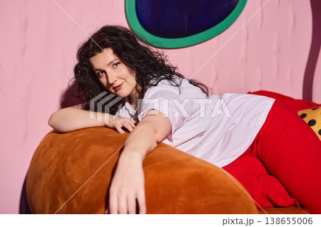 Intimate studio shot highlighting natural beauty and texture 138655006