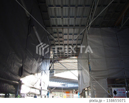 仮設足場の風景 仮設足場の風景 138655071
