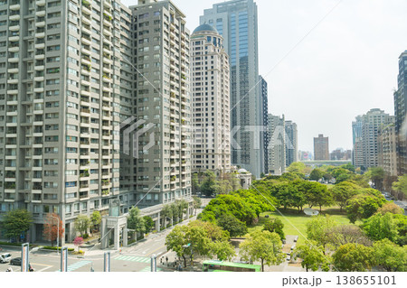 台湾の台中の都市風景 台湾の台中の都市風景 138655101