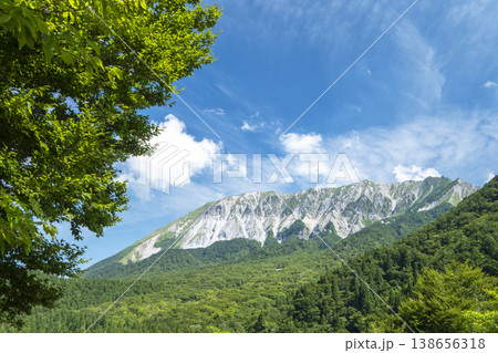 奥大山の新緑・初夏の風景（鍵掛峠付近） 138656318
