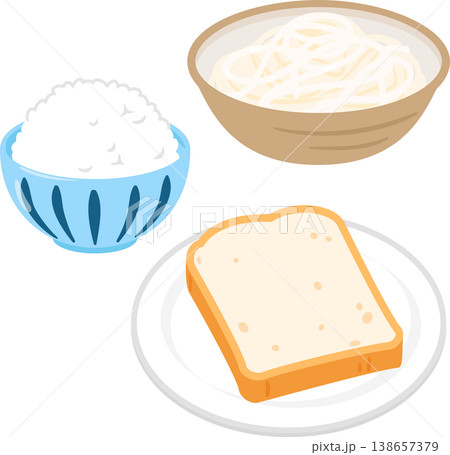 ご飯とパンと麺 ご飯とパンと麺 138657379