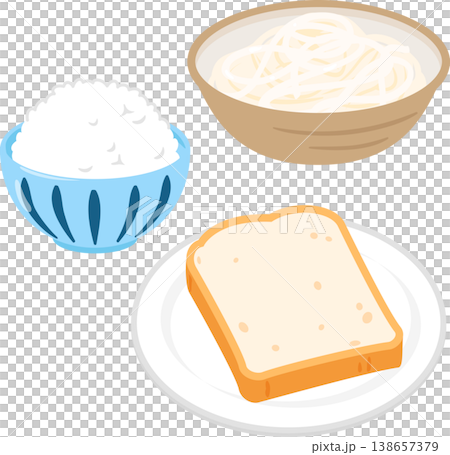 ご飯とパンと麺 ご飯とパンと麺 138657379