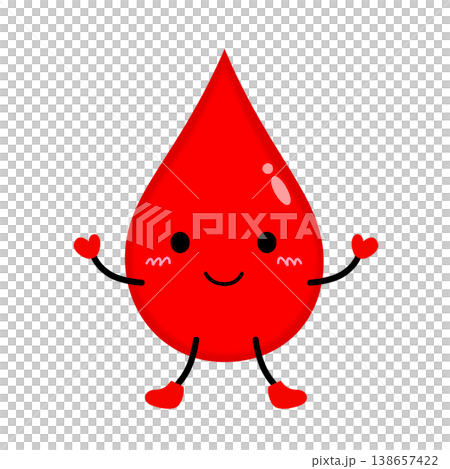 血液のかわいいキャラクター 血液のかわいいキャラクター 138657422