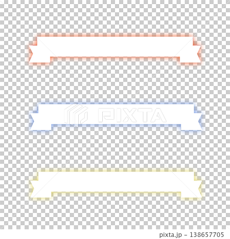 A set of three simple white ribbon banners, including horizontal frame headings, labels, and background design elements. A set of three simple white ribbon banners, including horizontal frame headings, labels, and background design elements. 138657705