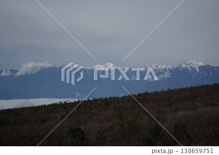 雪解けの頃、美し森から眺める自然の風景 雪解けの頃、美し森から眺める自然の風景 138659751