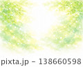 新緑に包まれるやさしい背景イラスト　AI 138660598